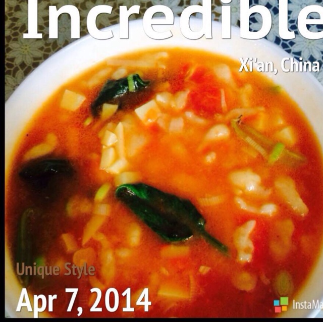 西红柿鸡蛋疙瘩汤