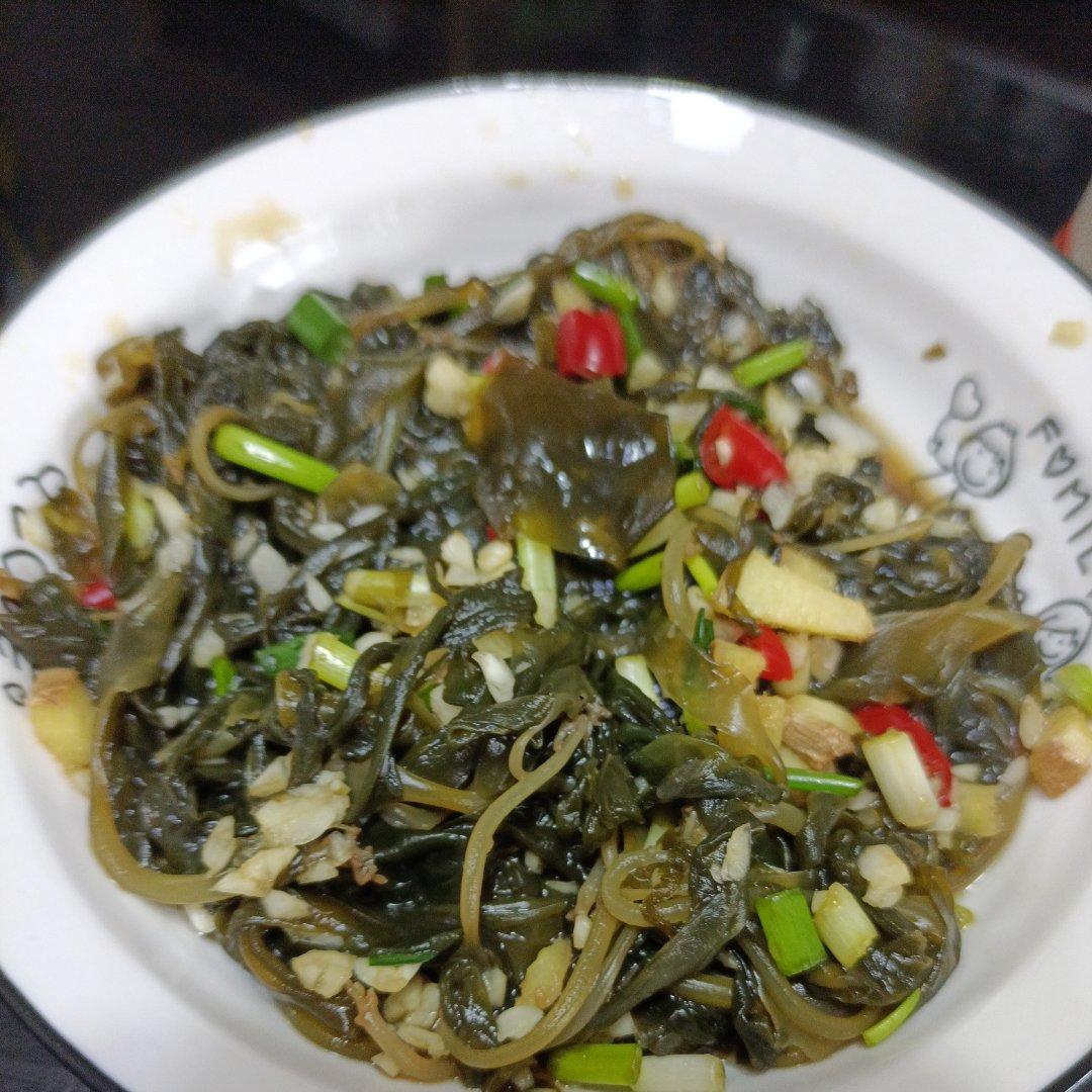 凉拌海带苗