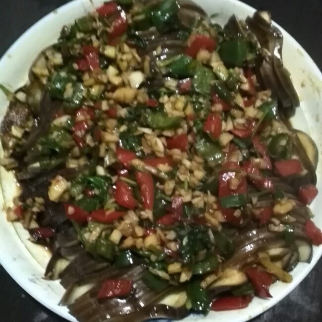 蒜香茄条