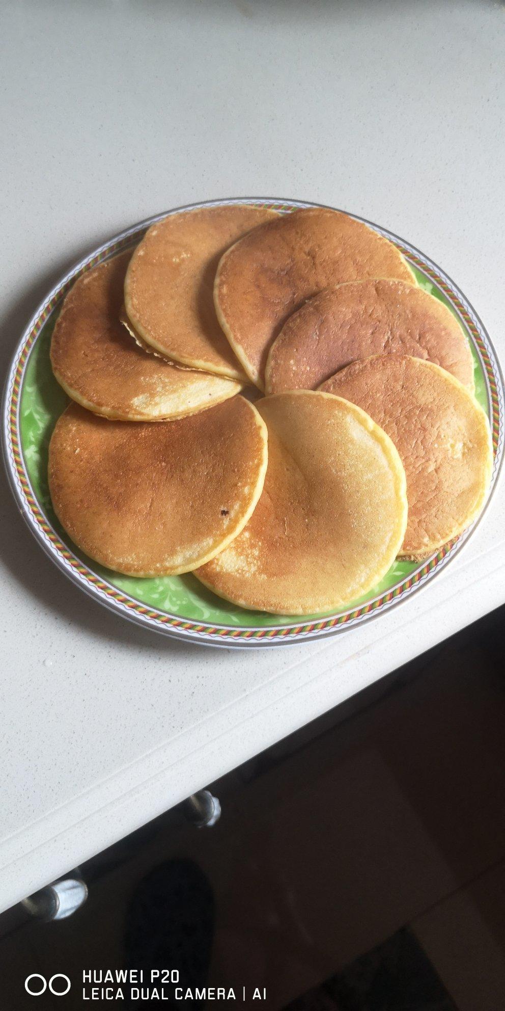 玉米面松饼，早起5分钟搞定，又软又健康