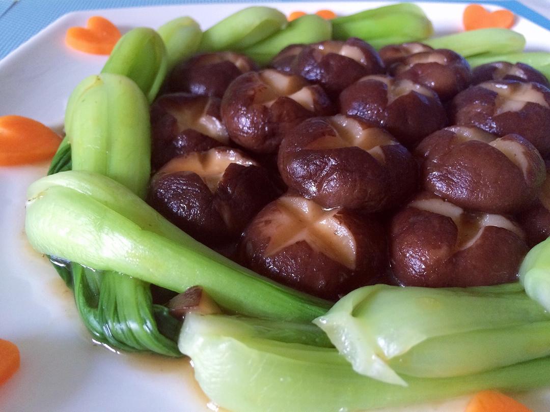 蚝油香菇小油菜