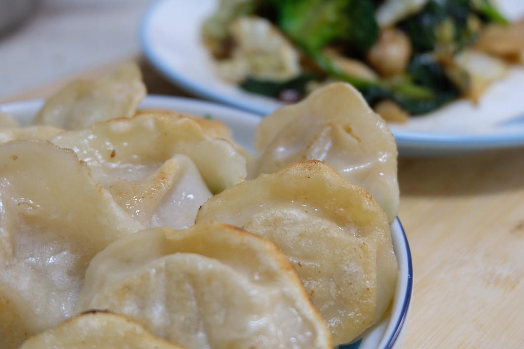 家庭版茄子猪肉饺子