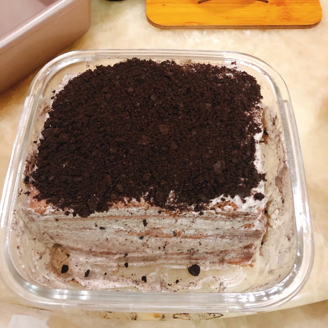 好吃到流泪的奥利奥咸奶油盒子蛋糕