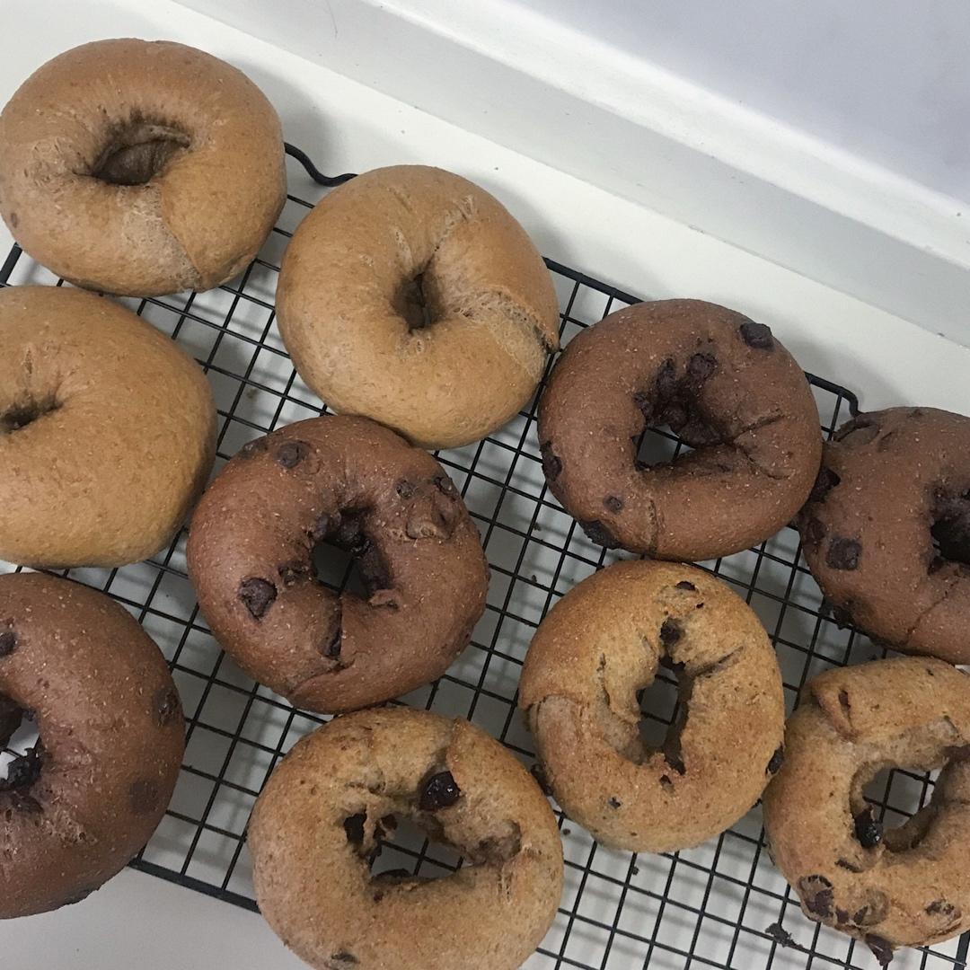 100%全麦贝果 基础纯全麦贝果