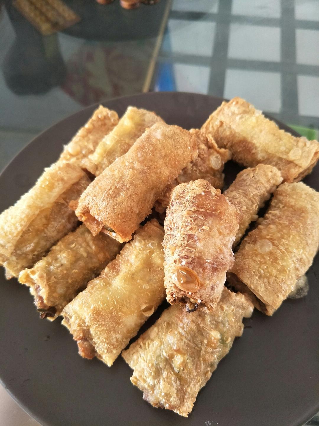黄金豆皮卷