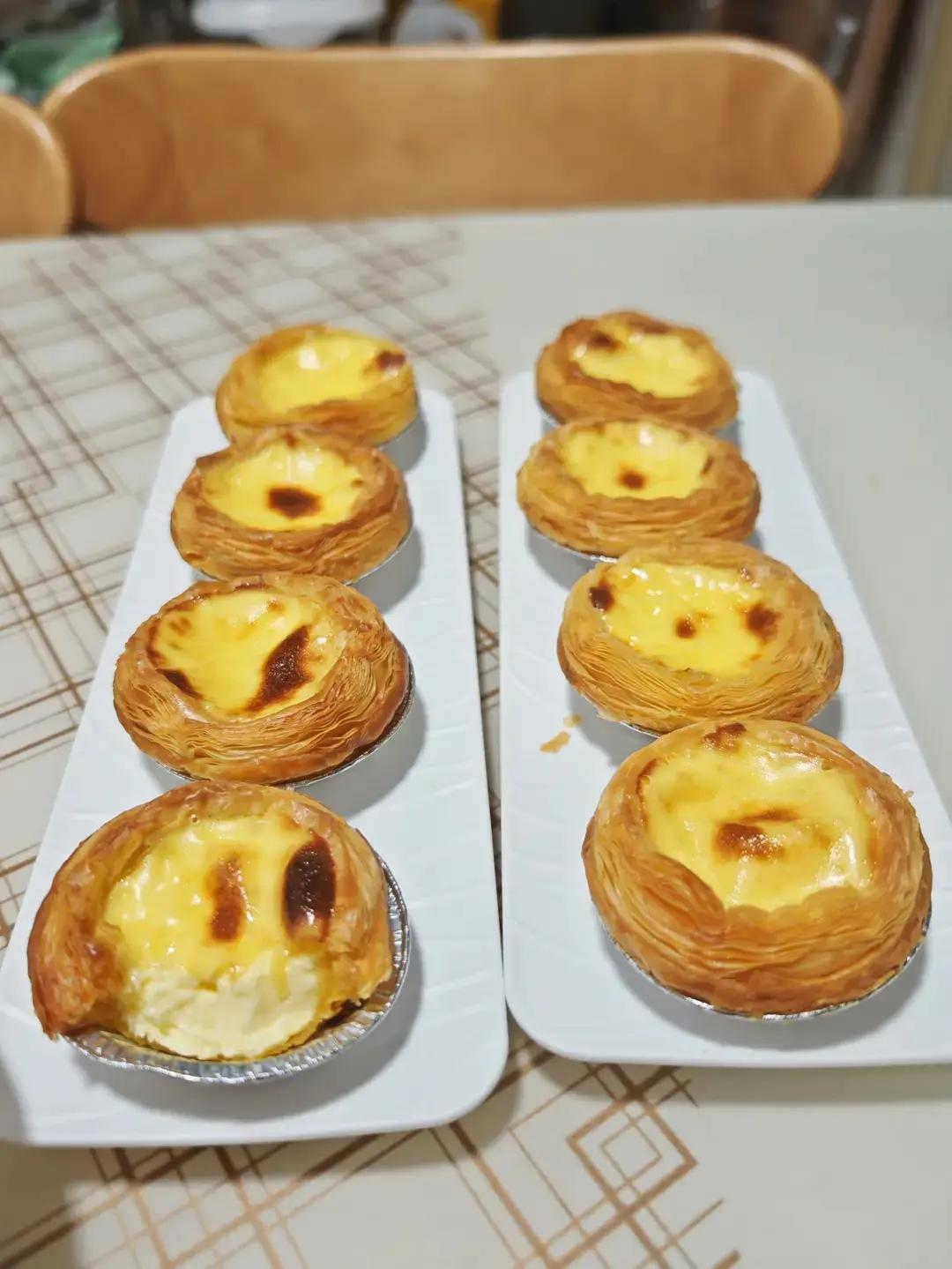 教你做和KFC一样超级好吃的【葡式蛋挞】，吃了根本就停不下来吖