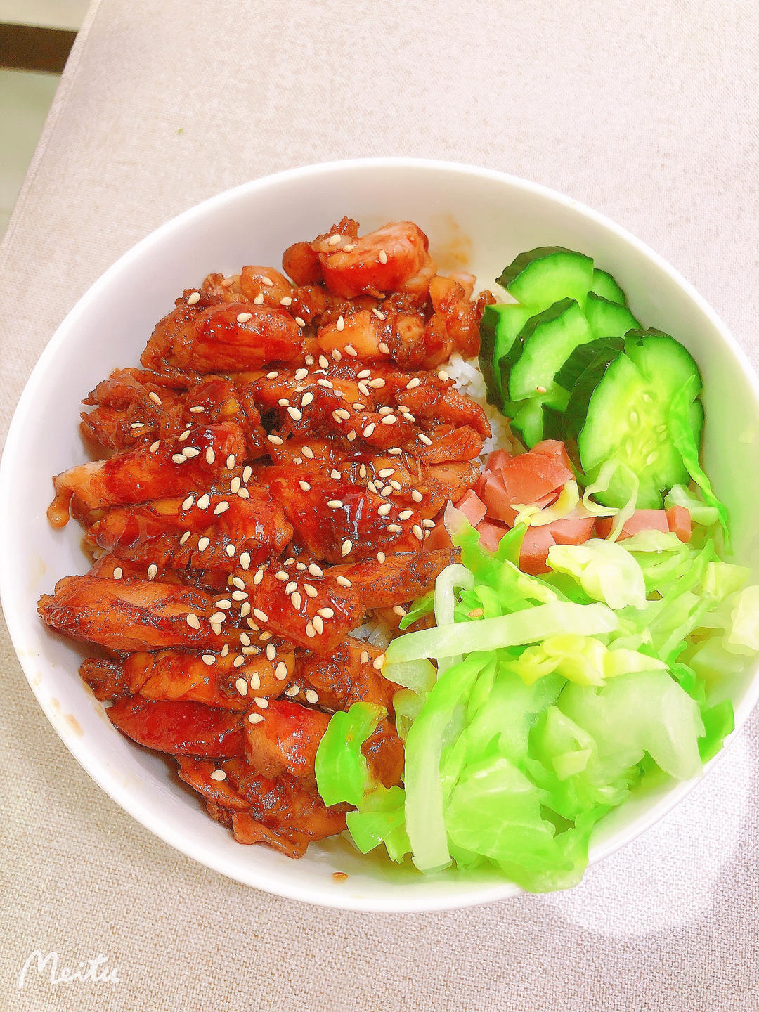 照烧鸡腿饭