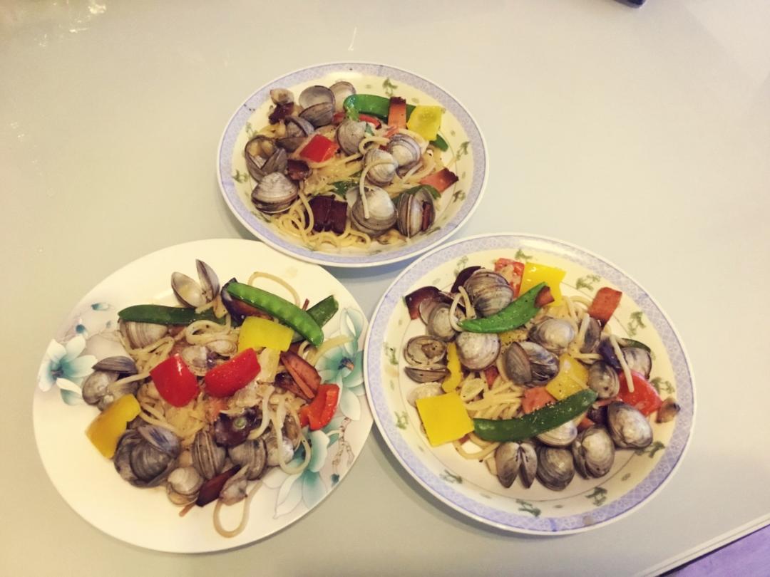 蛤蜊白汁意面