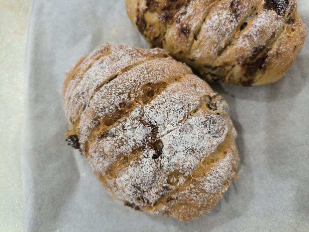 无糖无油全麦坚果面包 免揉版（12升小烤箱版）