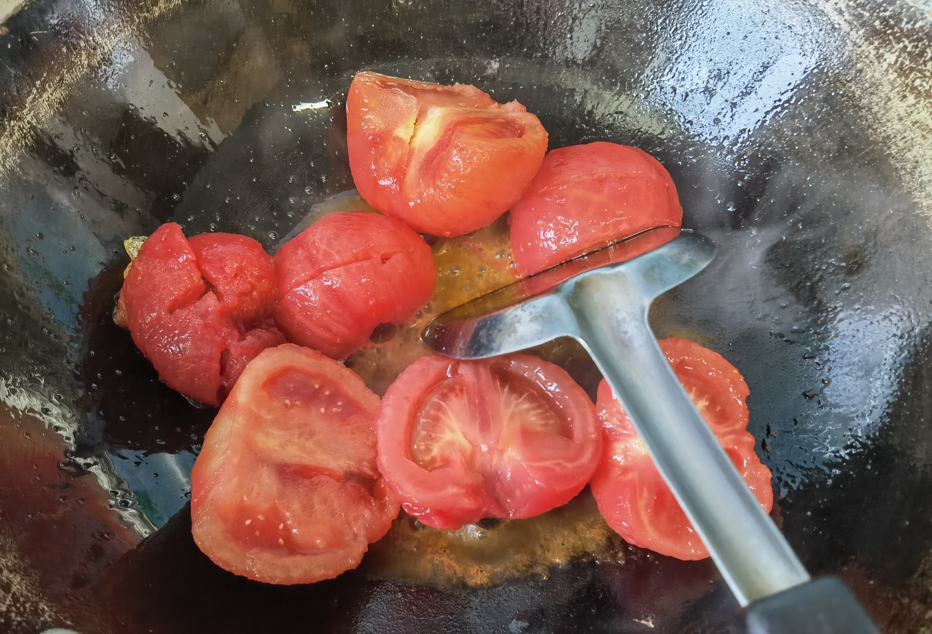 夏日开胃番茄剪刀面的做法 步骤8