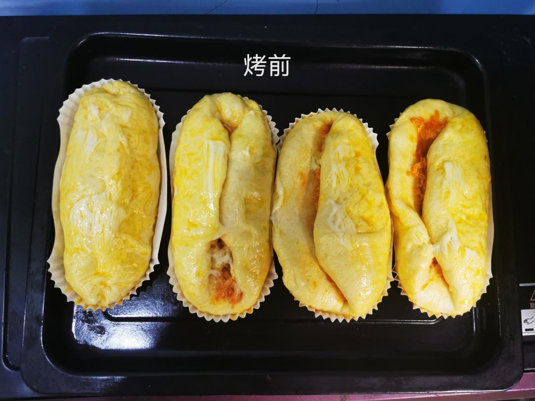 香葱火腿肉松面包