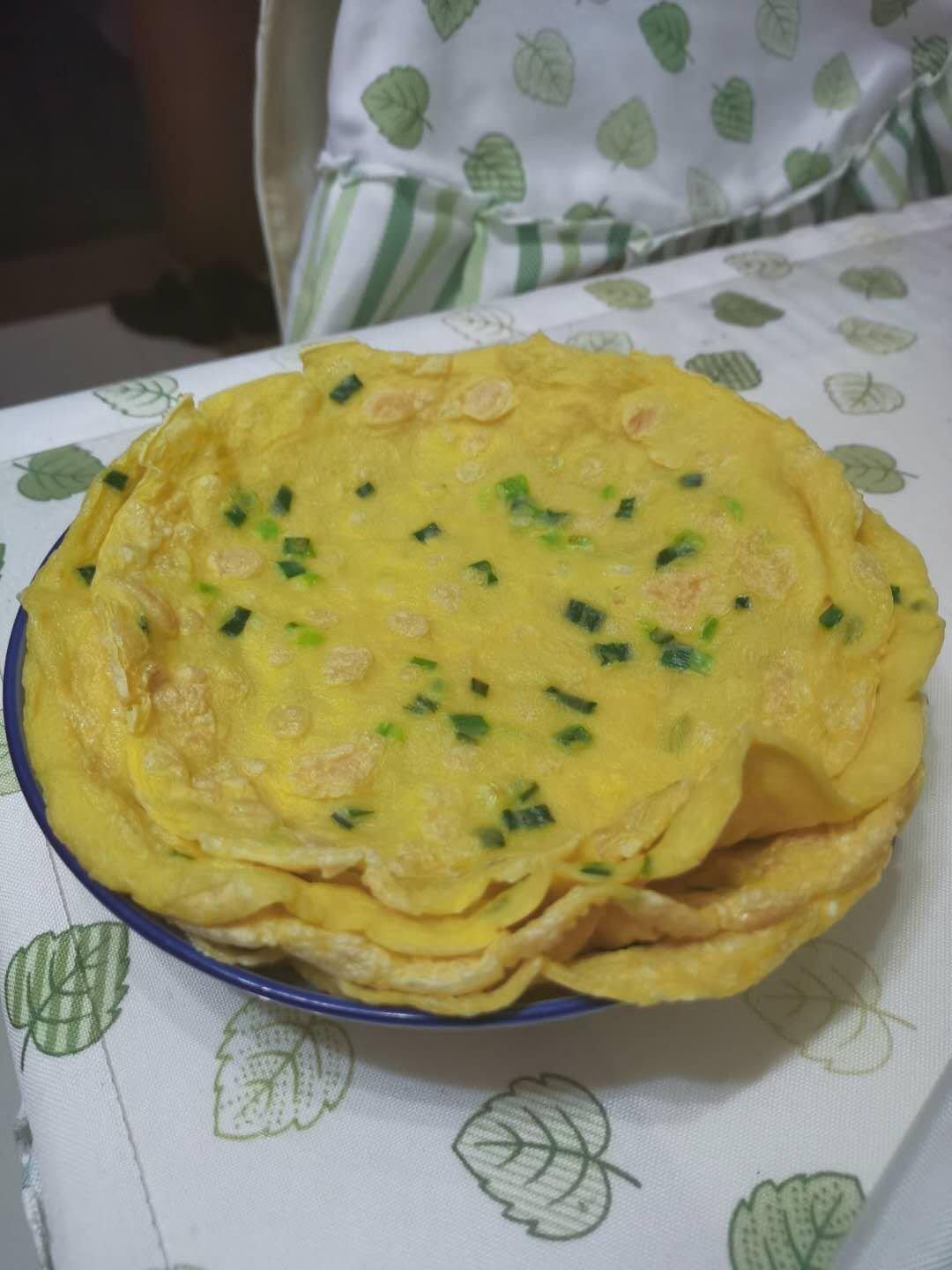 葱花鸡蛋饼