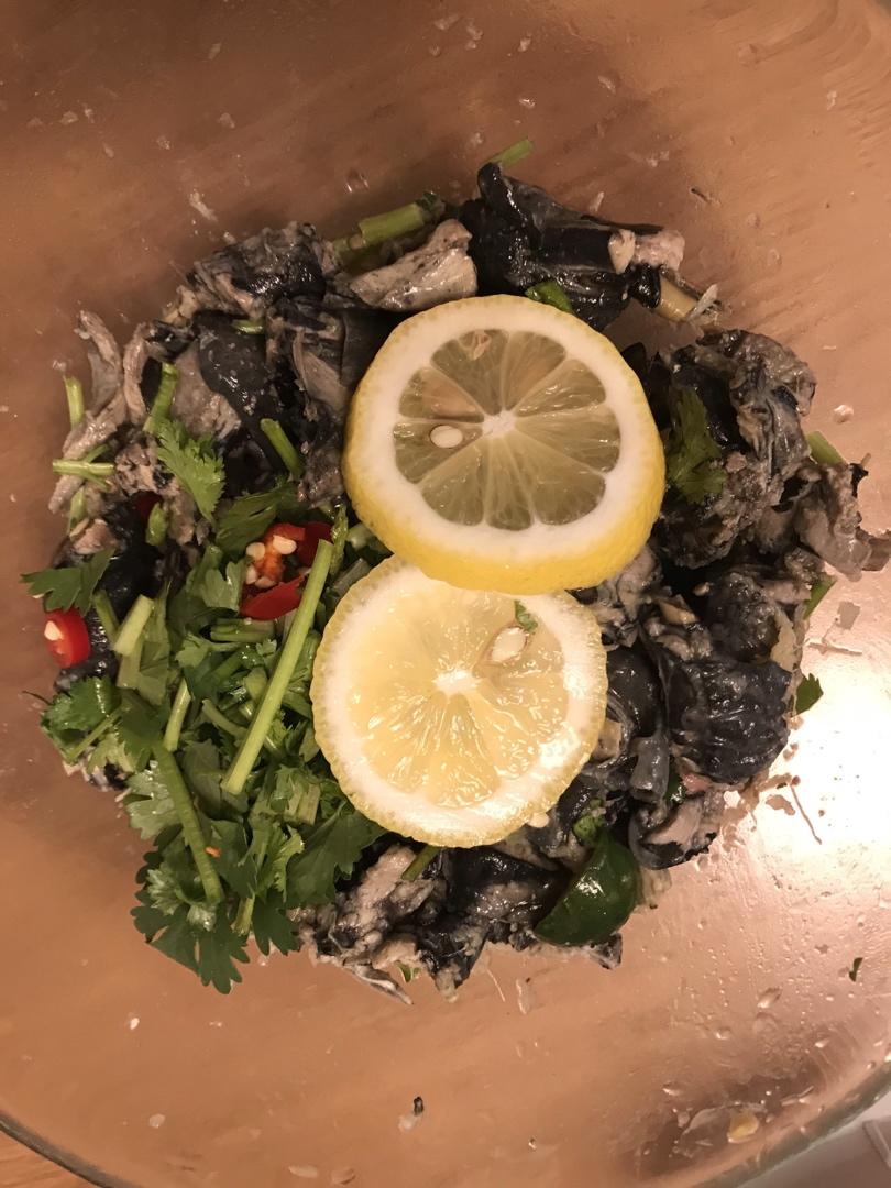 鬼鸡 手撕柠檬乌鸡