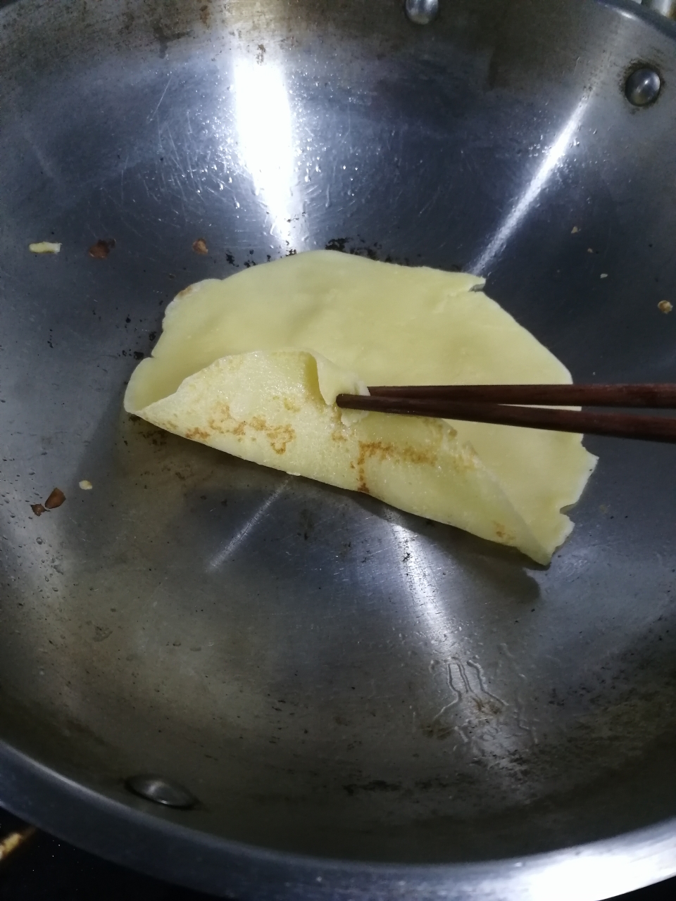 椰香鸡蛋饼的做法 步骤6