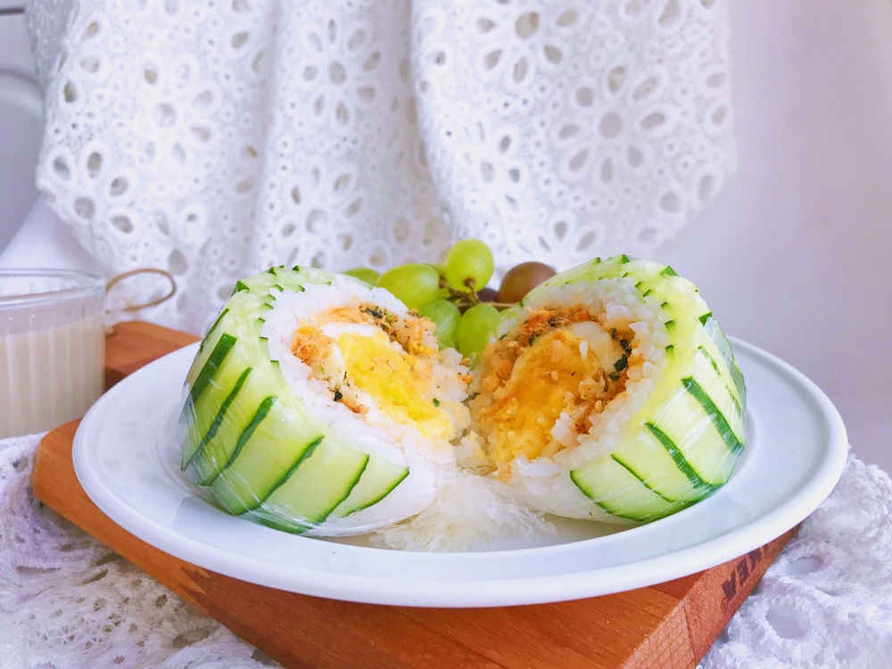 快手早餐—可爱鸡蛋饭团的做法