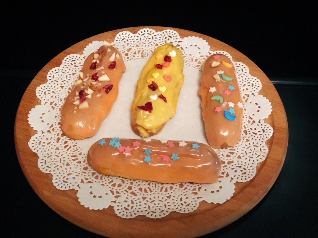 （视频菜谱）手指泡芙 Éclair／闪电泡芙
