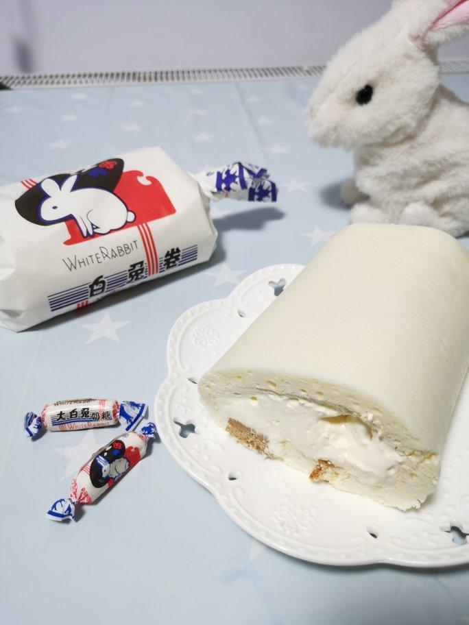 💘网红💘大白兔奶冻蛋糕卷（爆好吃的奶酱、奶酥和奶冻有详解）
