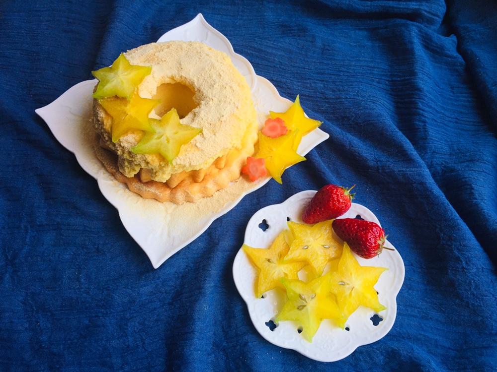 超好吃的豆乳爆浆蛋糕