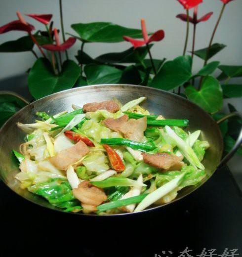 干锅手撕包菜的做法