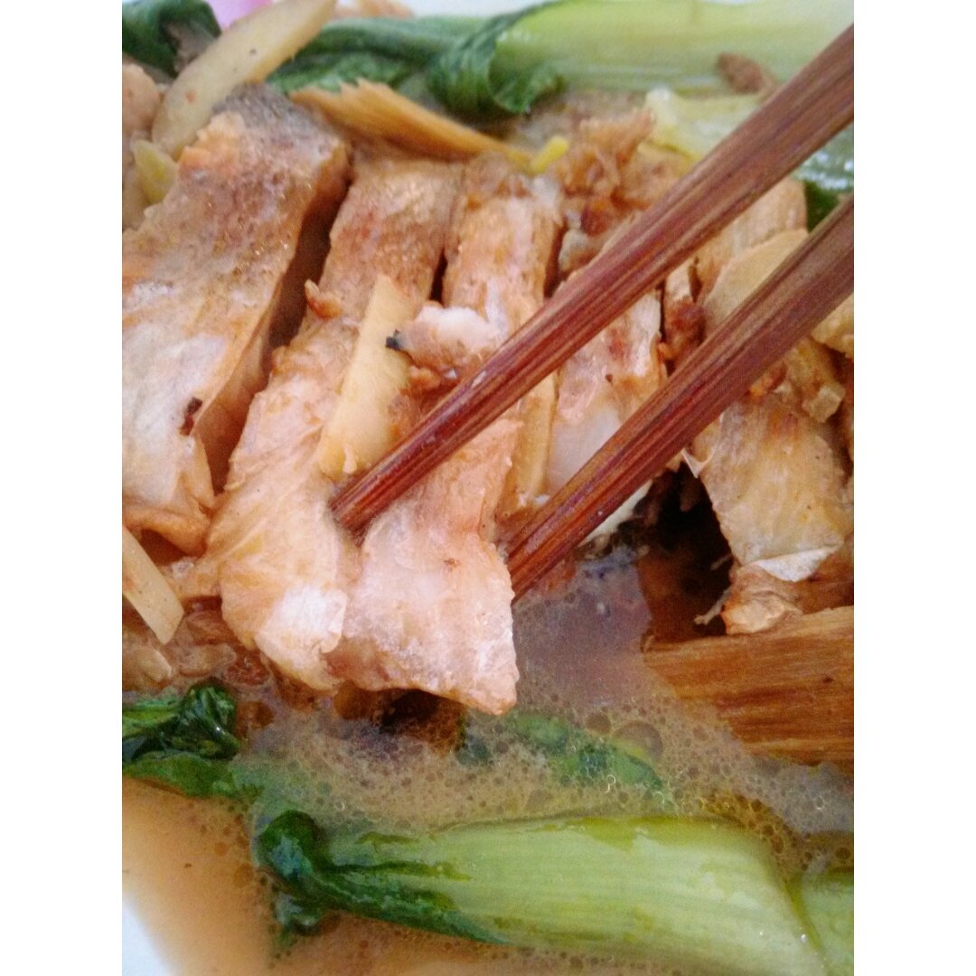 家常烧黄鱼 Yellow sea fish