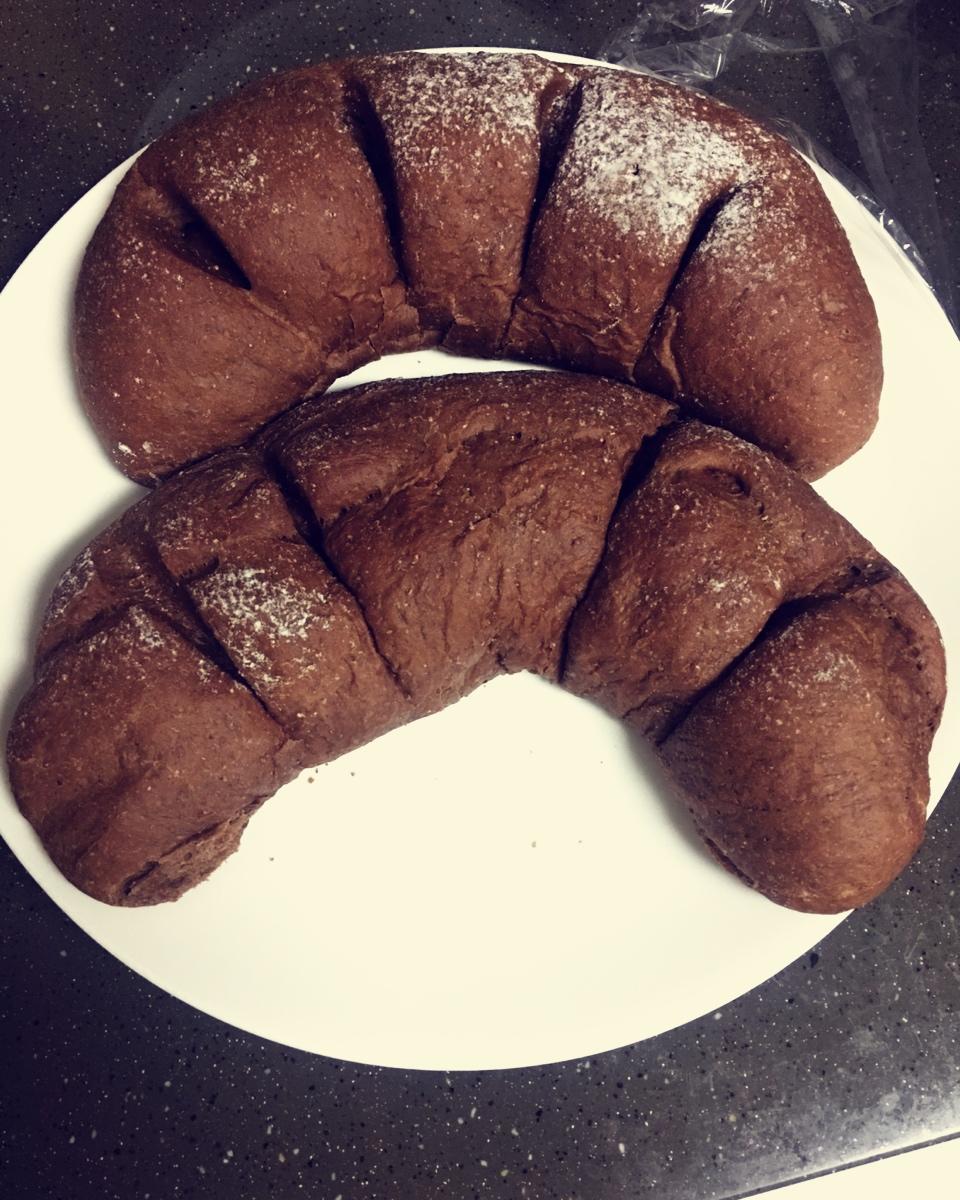 抹茶麻薯红豆软欧包