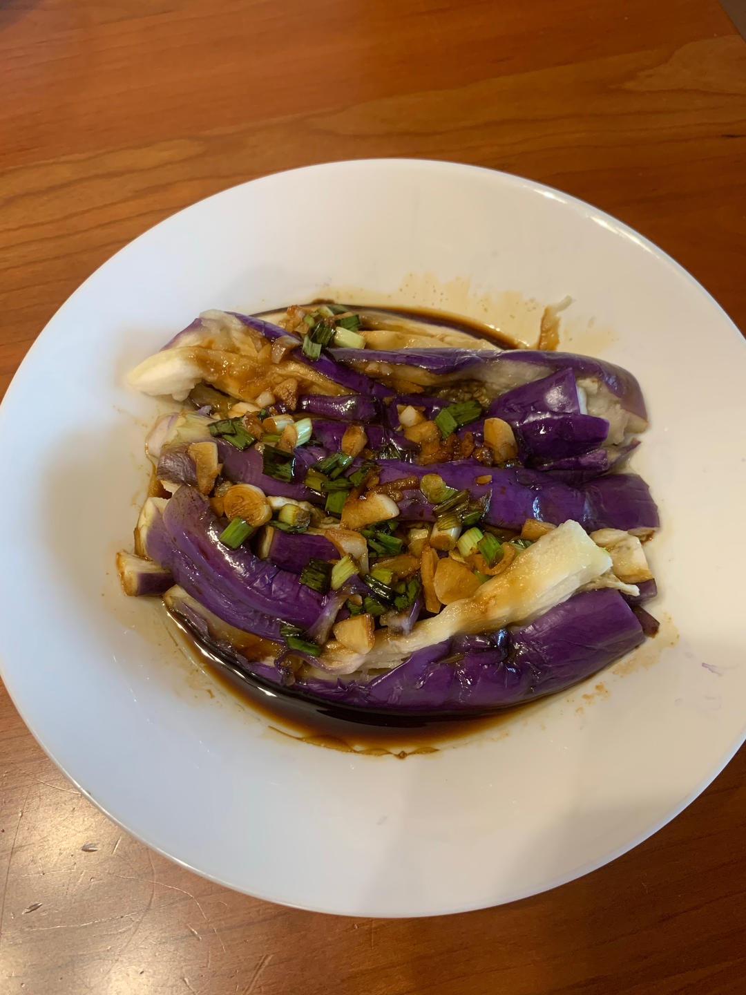 如何蒸出好看的紫色茄子