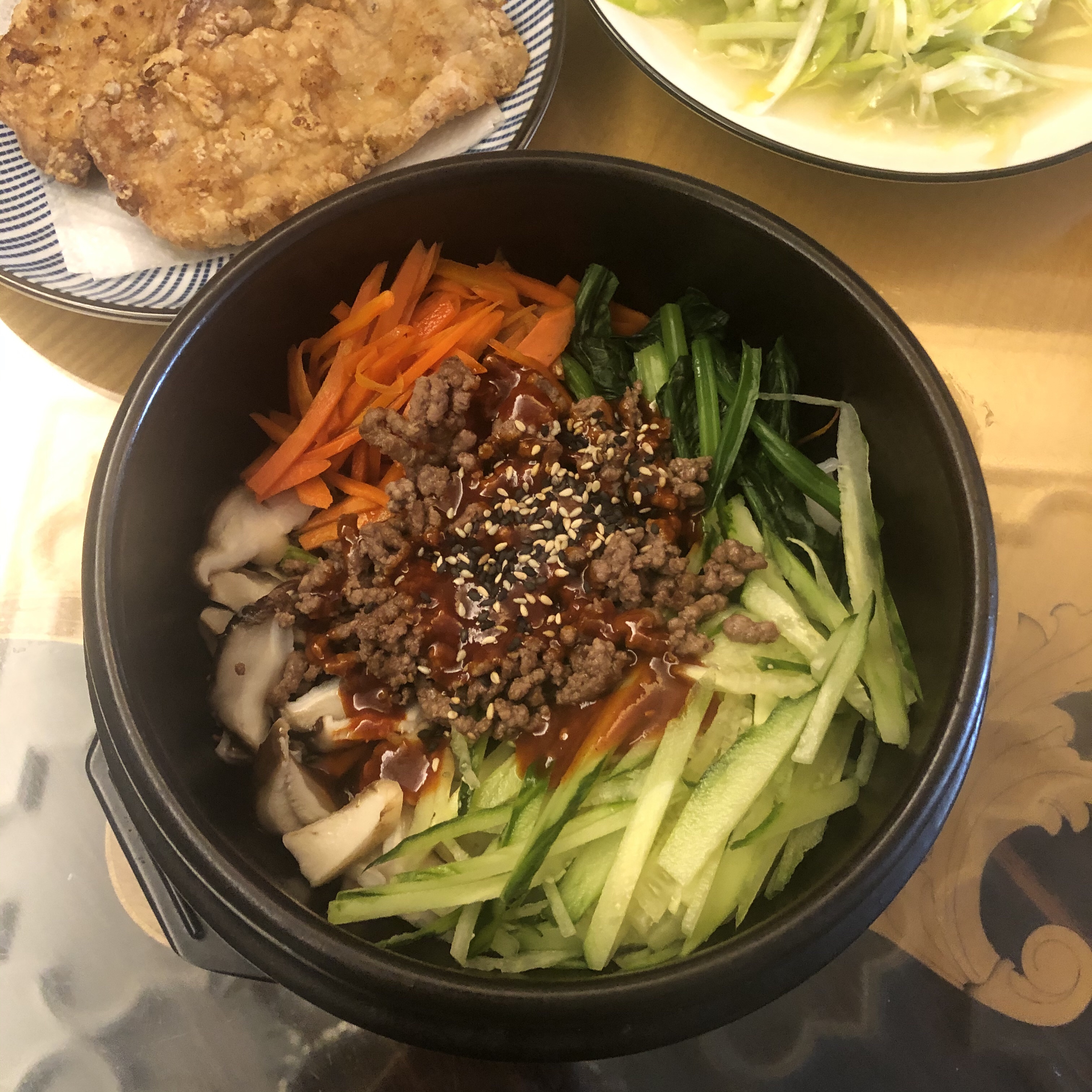 韩式石锅牛肉拌饭的做法