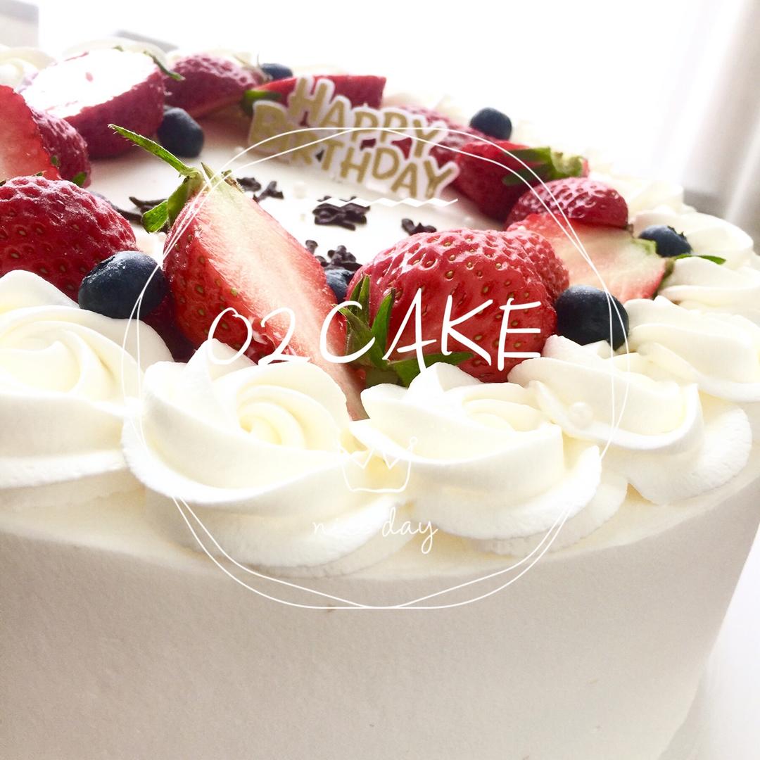 鲜奶蛋糕的各种简单装饰