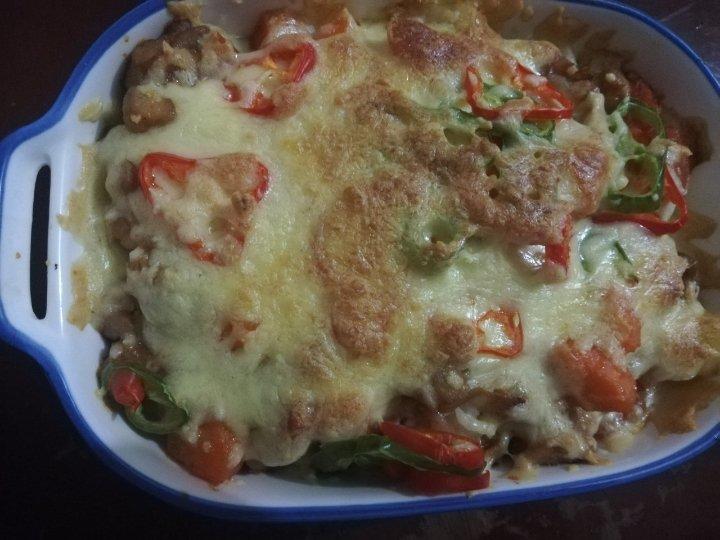 番茄鸡肉浓情焗饭【两人份】