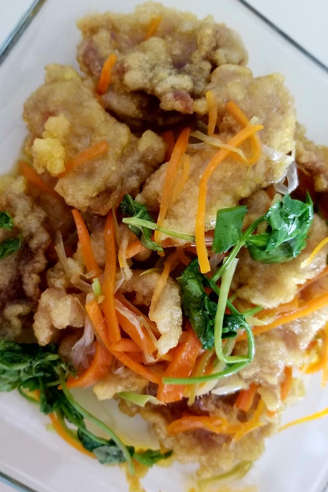 于苗苗123做的锅包肉锅包肉家常菜首页登录注册作品动态菜单查看全部