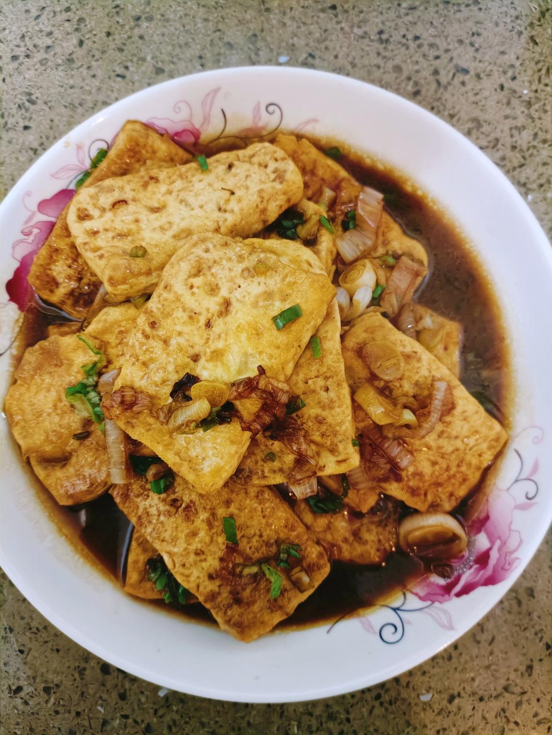 好吃的葱烧豆腐