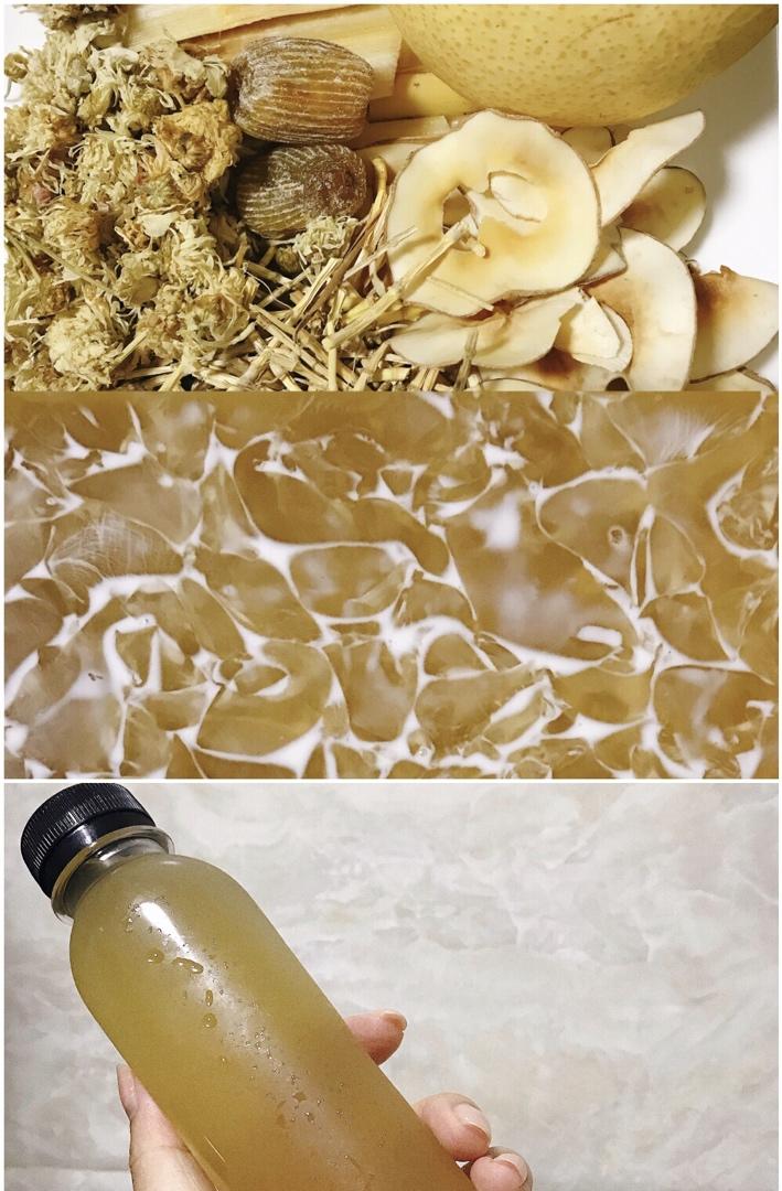 郑小妞的厨房做的海底椰雪梨菊花膏