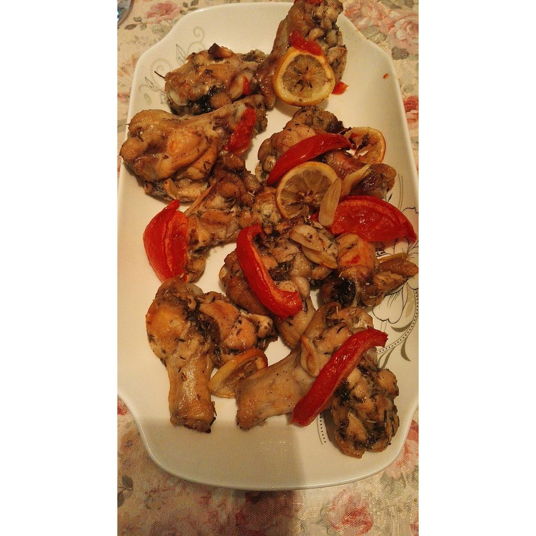 迷迭香柠檬烤鸡腿（或鸡翅）