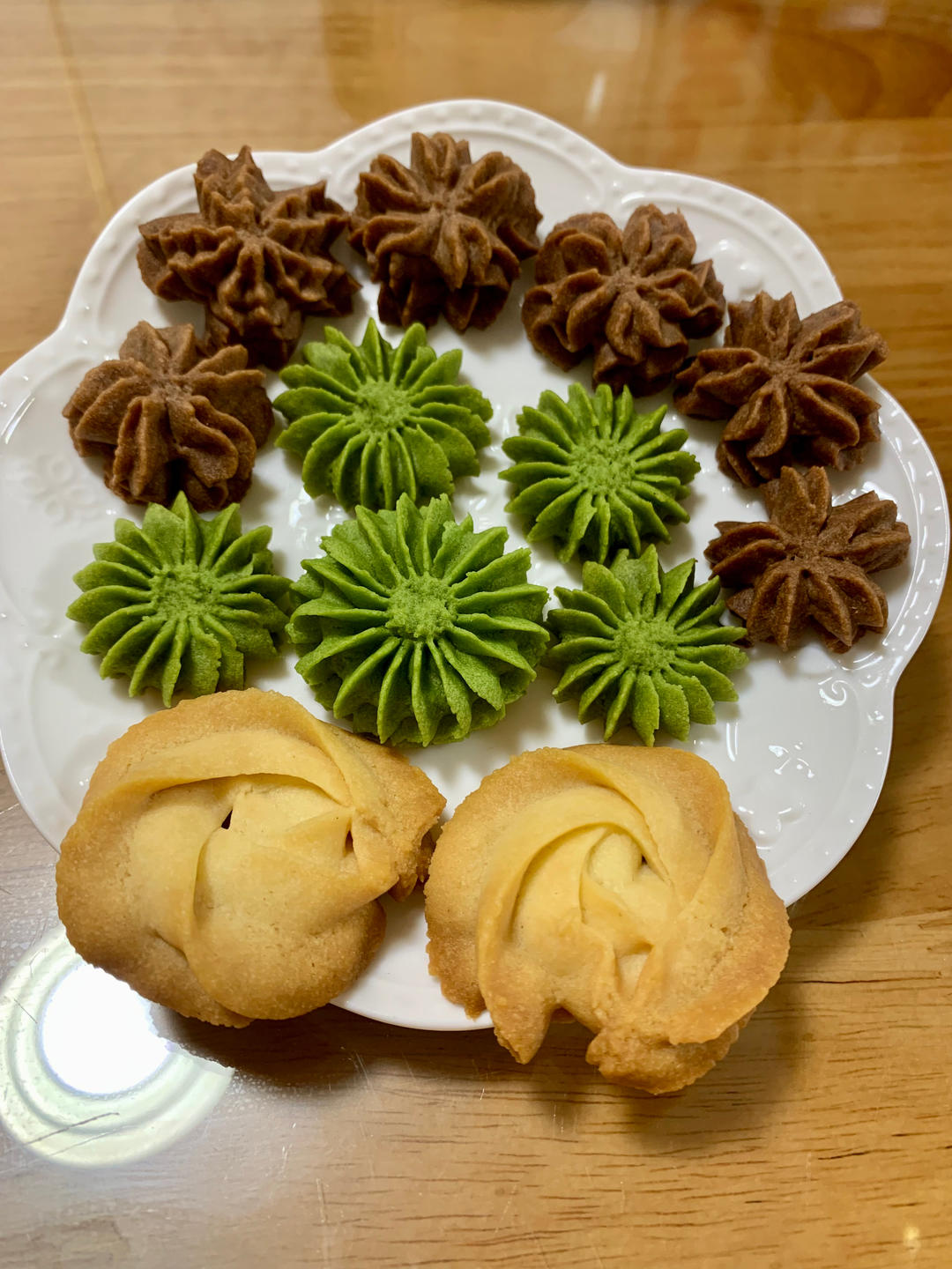 零失败花纹超级立体的黄油曲奇