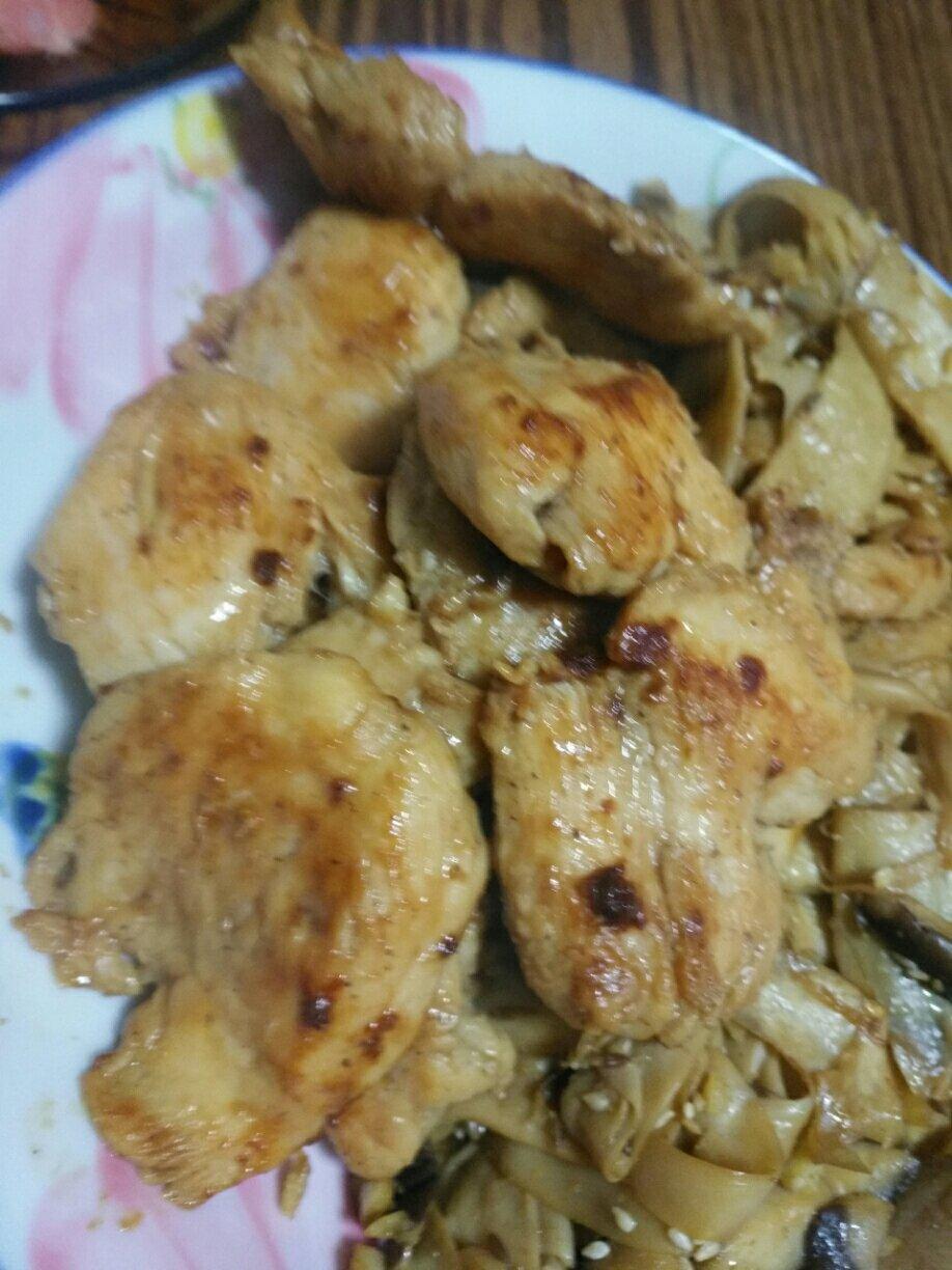 无油煎鸡胸