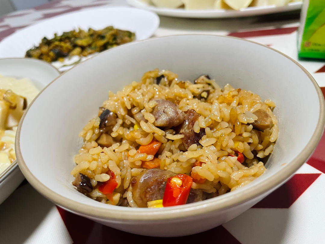 腊味竹筒饭