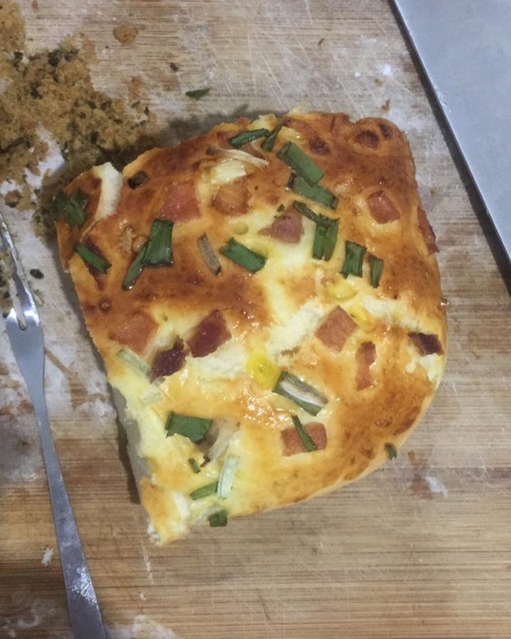 香葱肉松面包