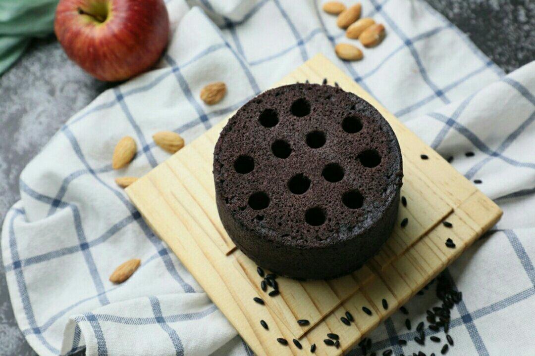 黑米糕煤球 | 太阳猫早餐