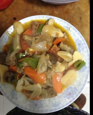 番茄蘑菇炖牛肉