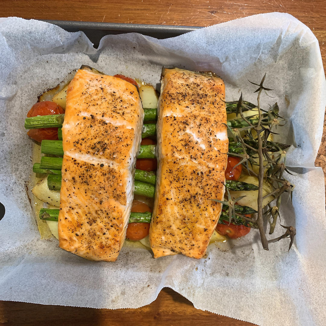 值得一试的烤三文鱼