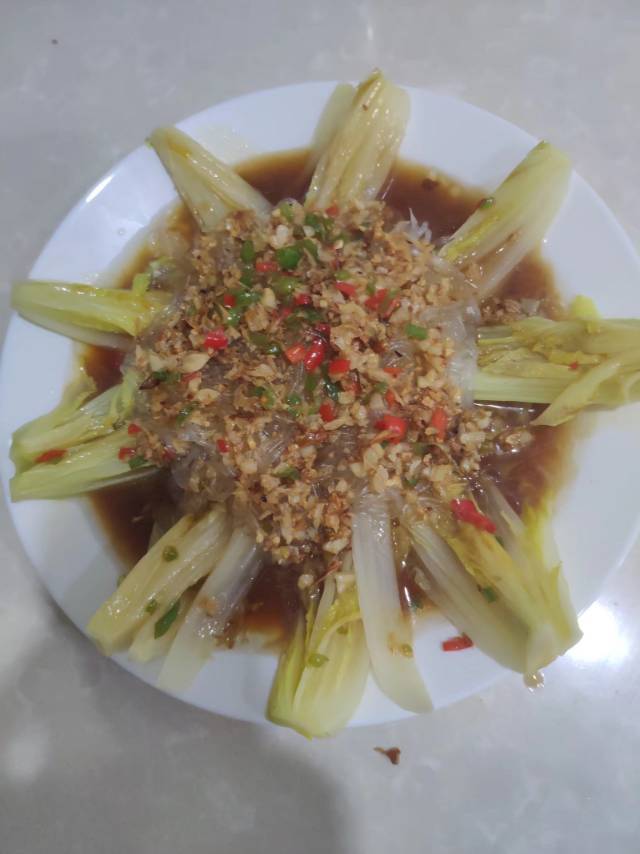 蒜蓉粉丝蒸娃娃菜