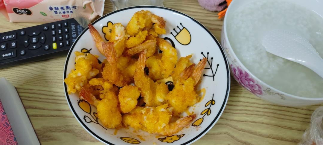 面包糠炸虾