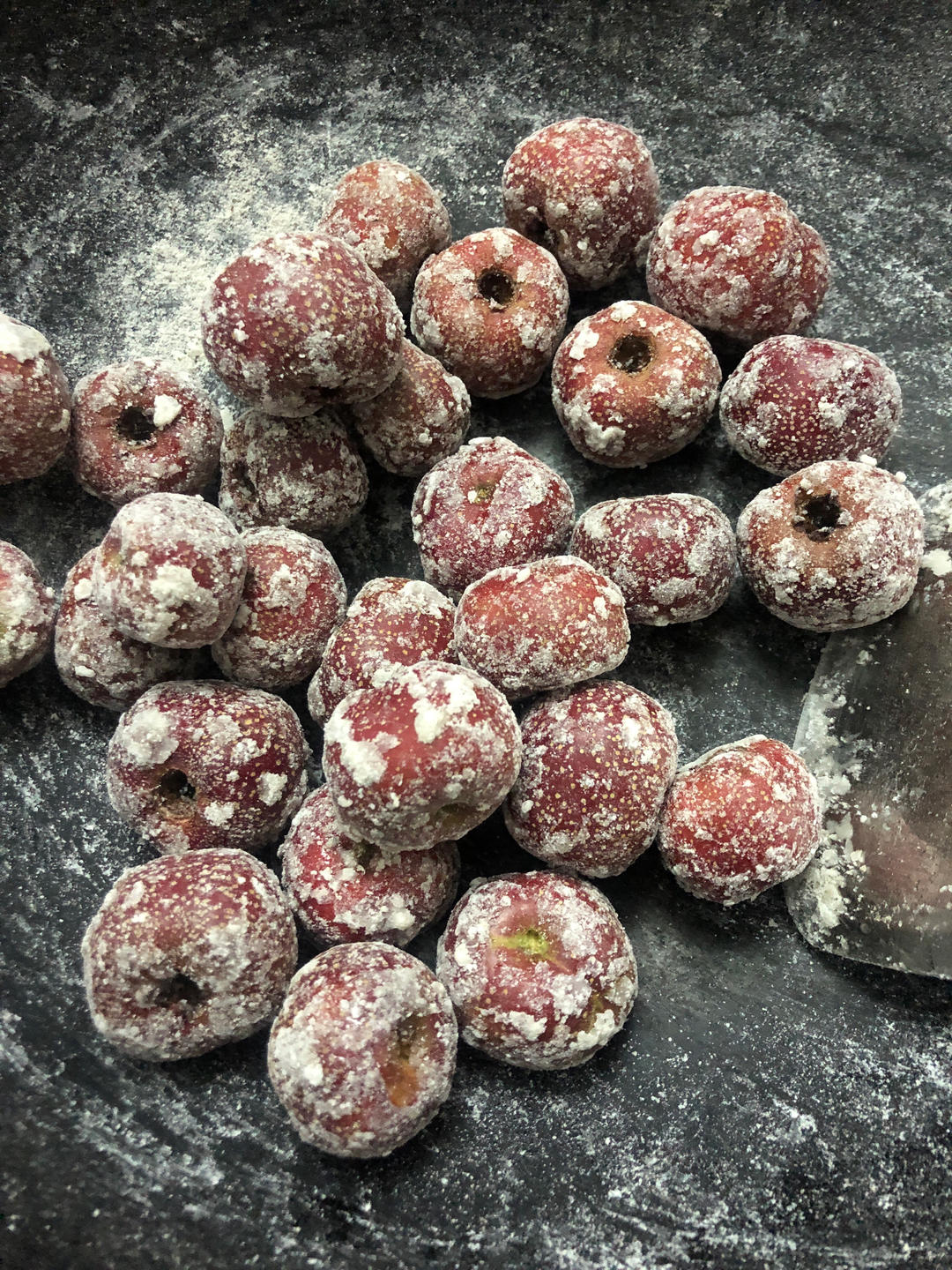 雪花山楂球 酸甜爽口 开胃又好吃 附细节视频详解