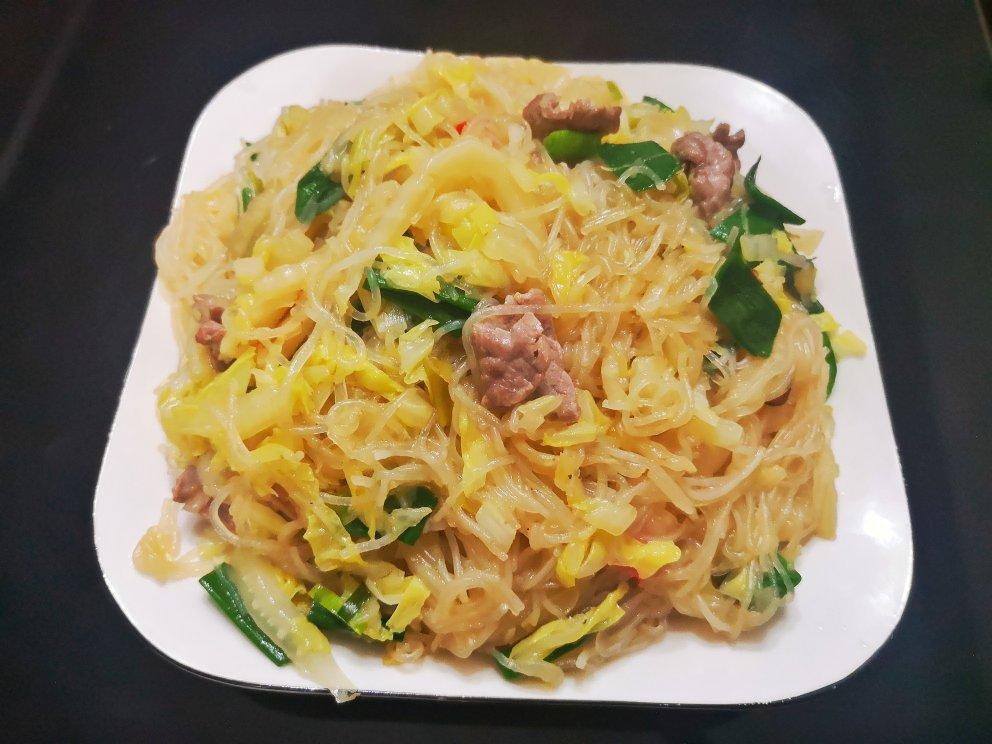 白菜炒粉丝