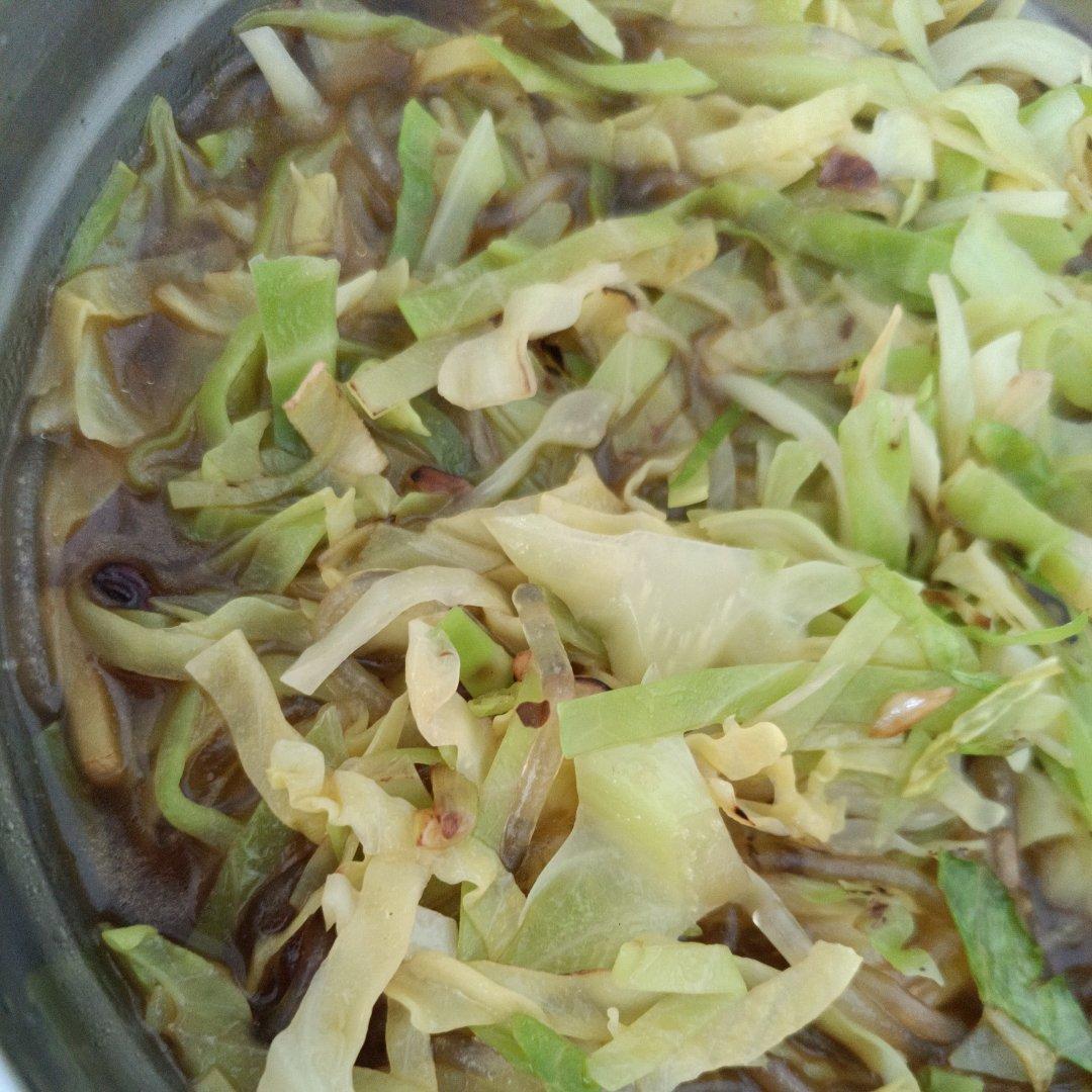 包菜炖粉条