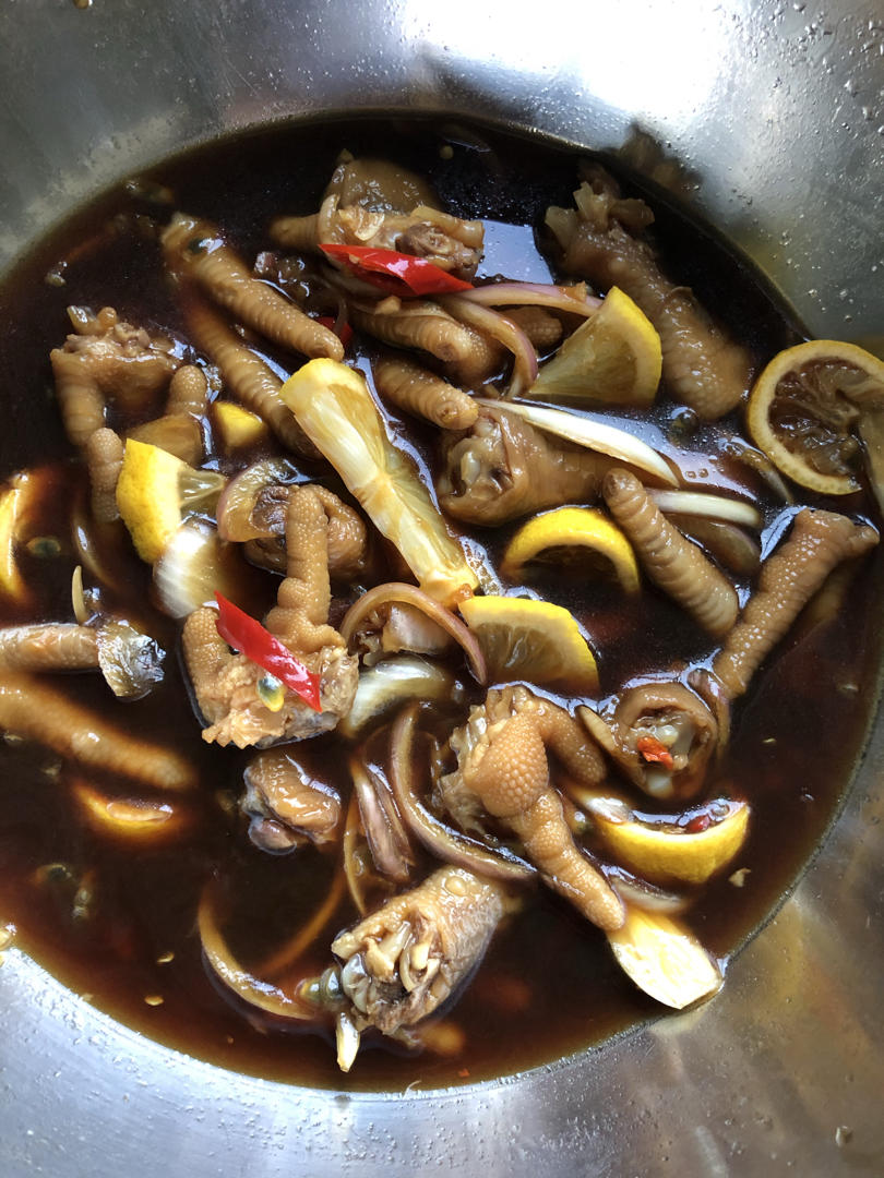 🍋柠檬百香果🌶️酸辣网红鸡爪