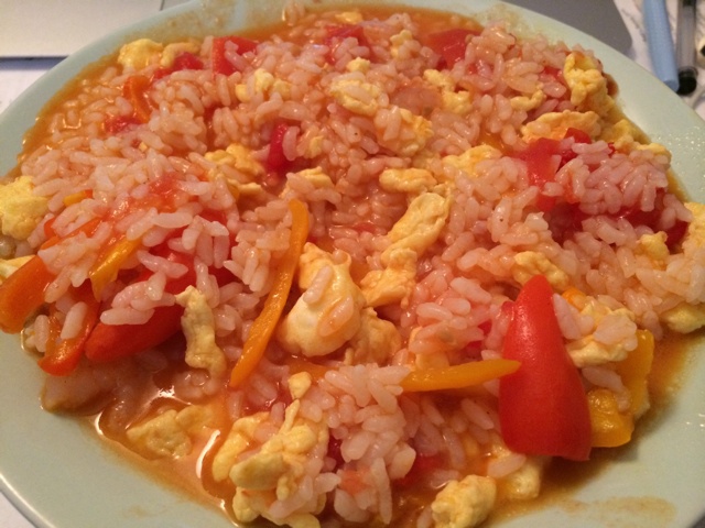 西红柿鸡蛋烩饭