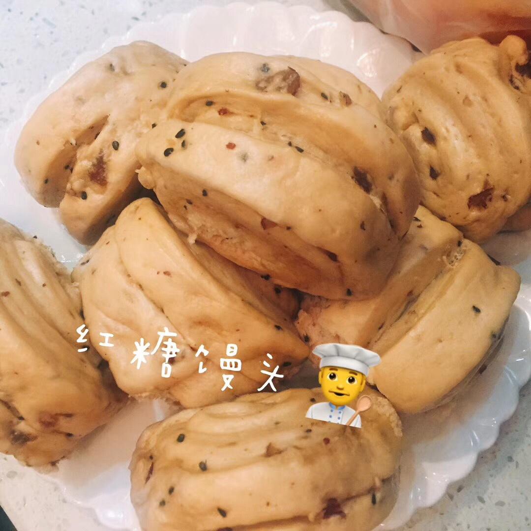 有料的红糖馒头（土豪包）