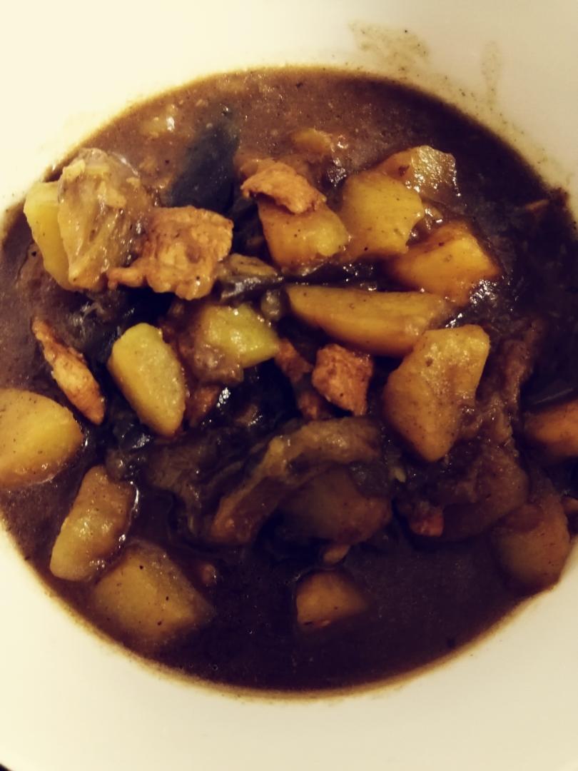 土豆炖茄子(东北菜)