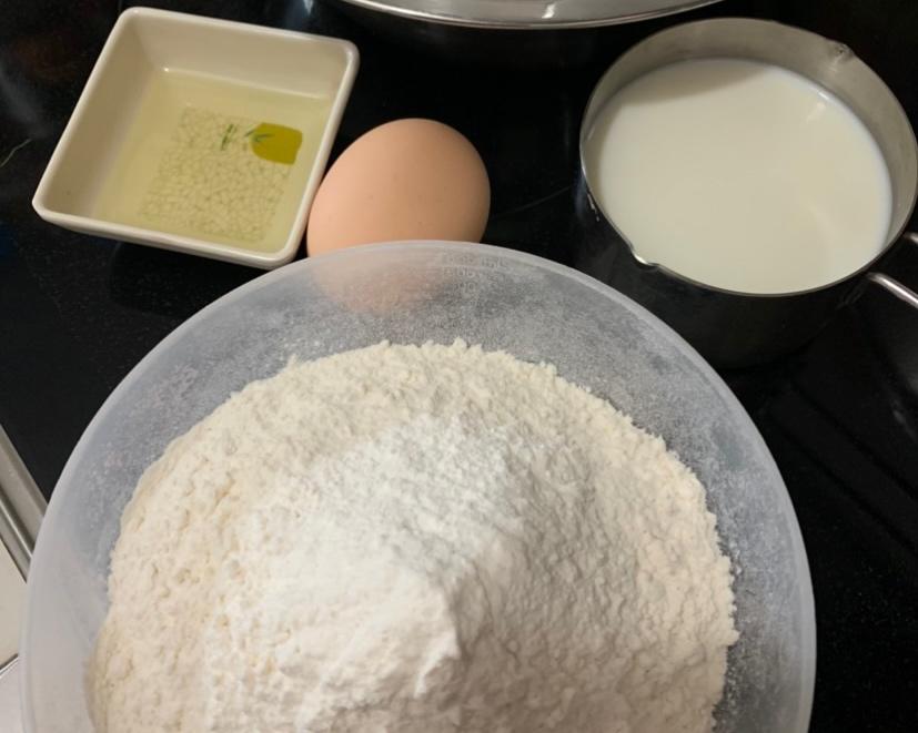 纯奶手撕吐司的做法 步骤1